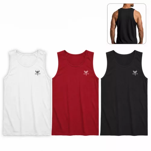 BornwinX classicfit férfi trikó csomag / Fehér, piros, fekete