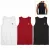 BornwinX classicfit férfi trikó csomag / Fehér, piros, fekete
