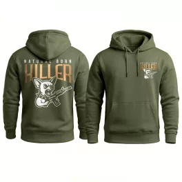Natural born killer - Csivava PRÉMIUM pulóver / Army
