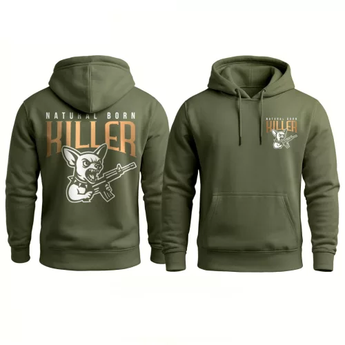 Natural born killer - Csivava PRÉMIUM pulóver / Army