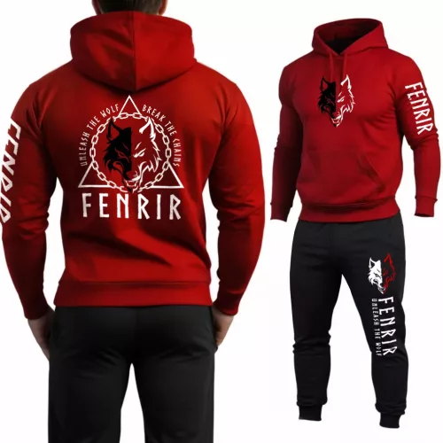 Fenrir melegítő szett / Piros - fekete