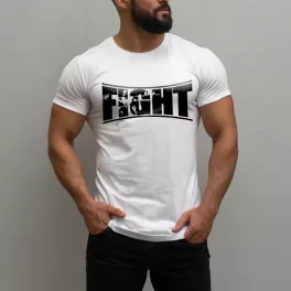 Fight férfi póló / Fehér