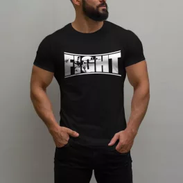 Fight férfi póló / Fekete