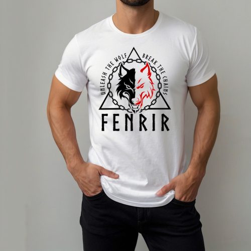 Fenrir férfi póló / Fehér