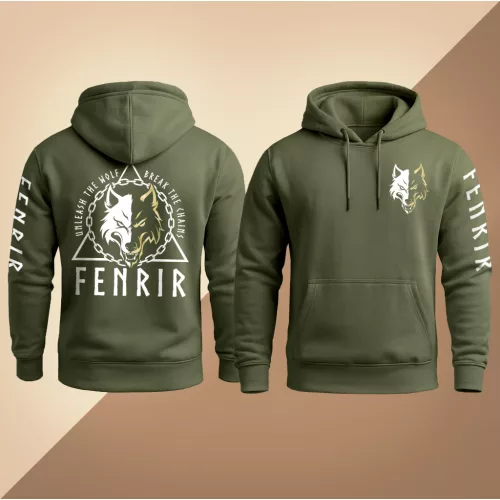 Fenrir prémium pulóver / Army