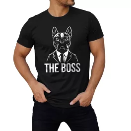 The Boss - Francia bulldog / Férfi póló