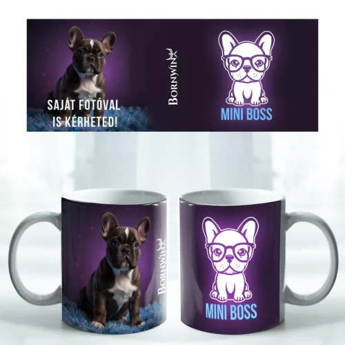Mini boss - Francia bulldog bögre