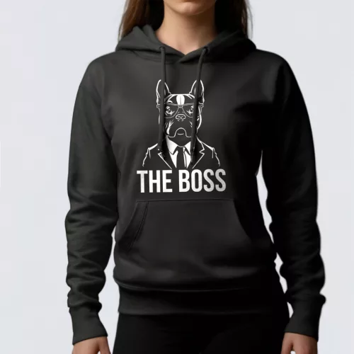 The boss - Francia bulldog női pulóver