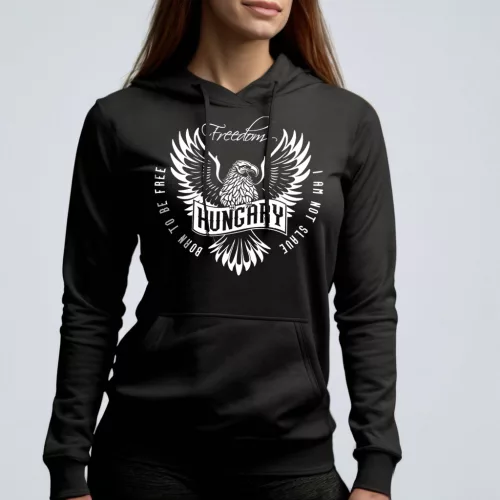 Hungary Falcon -  Női pulóver / Fekete