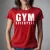 Gym lifestyle - Női póló / Piros