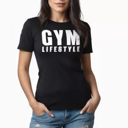 Gym lifestyle - Női póló / Fekete