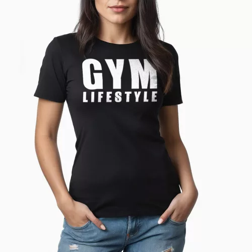 Gym lifestyle - Női póló / Fekete