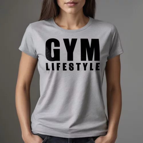 Gym lifestyle - Női póló / Szürke