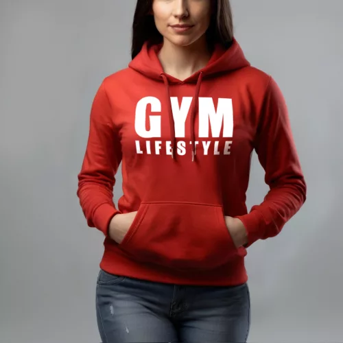 Gym lifestyle - Női pulóver / Piros