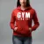 Gym lifestyle - Női pulóver / Piros