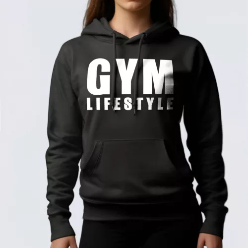 Gym lifestyle - Női pulóver / Fekete