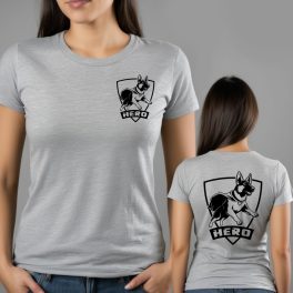 Hero - Németjuhász női póló / Szürke
