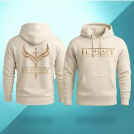 Hungary - Magyarország PRÉMIUM pulóver / Ivory gold