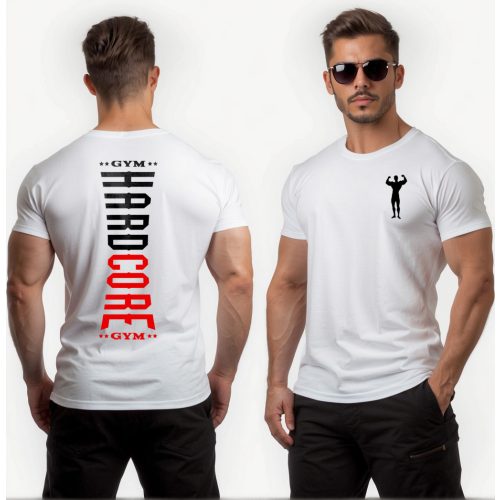 Hardcore gym férfi póló