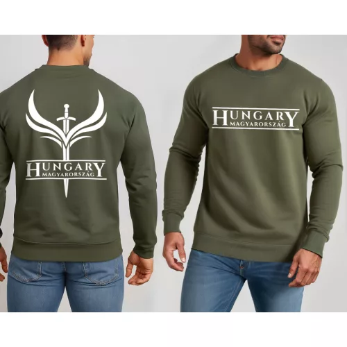 Hungary - Magyarország PRÉMIUM pulóver / Army