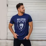 Hűségem kiérdemled, ha csak a szívedbe zársz be - Husky férfi póló / Kék