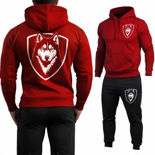 Husky melegítő szett / Piros - fekete