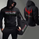 Hungary - Magyarország fekete pulóver + edzőtáska 