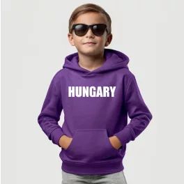 Hungary - Gyerek pulóver (univerzális fazon) / Lila