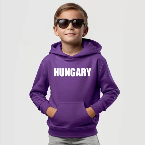 Hungary - Gyerek pulóver (univerzális fazon) / Lila
