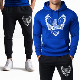 Hungary Falcon - melegítő szett / Kék-fekete