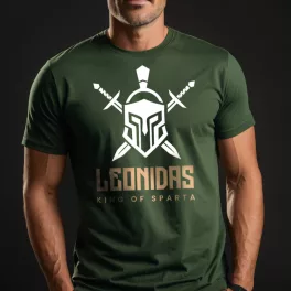 Leonidas - King of Sparta férfi póló / Army