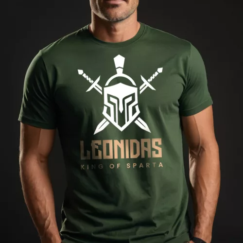 Leonidas - King of Sparta férfi póló / Army
