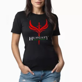 Hungary - Magyarország női póló / Fekete