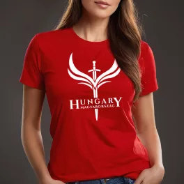 Hungary - Magyarország női póló / Piros