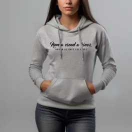   Nem a csend a kínos, hanem az üres csevegés - Női pulóver / Szürke