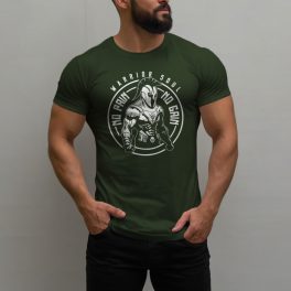 Warrior soul - No pain no gain férfi póló / Army