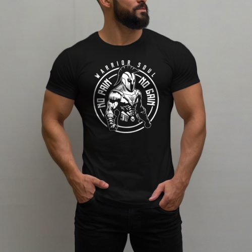Warrior soul - No pain no gain férfi póló 