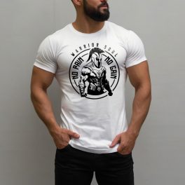 Warrior soul - No pain no gain férfi póló / Fehér