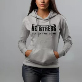 No stress go to the gym! - Női pulóver / Szürke