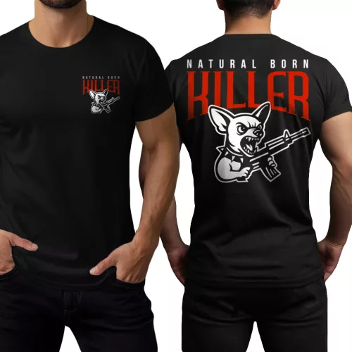 Natural born killer - Csivava férfi póló / Fekete