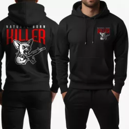 Natural born killer - Csivava pulóver / Fekete
