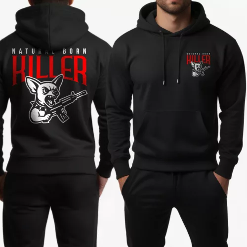 Natural born killer - Csivava pulóver / Fekete