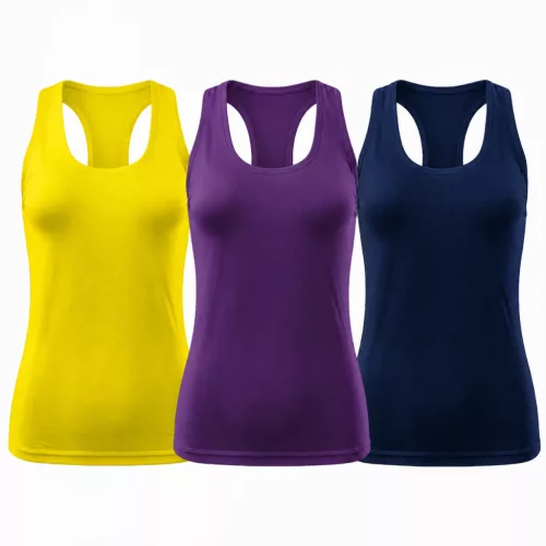Női trikó csomag / Sárga, violet, navy