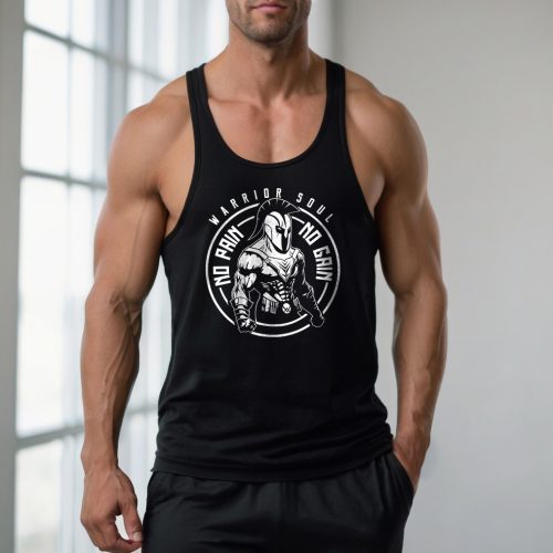 Warrior soul - No pain no gain - Fekete stringer trikó
