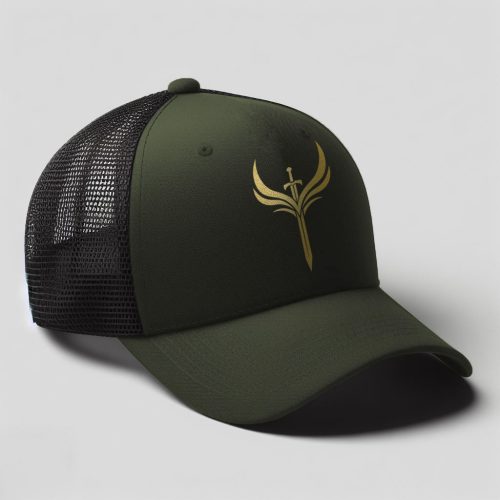 Phoenix warrior - Baseball sapka / Army-arany
