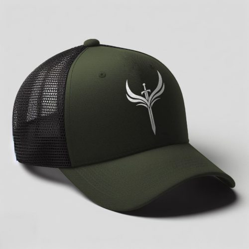 Phoenix warrior - Baseball sapka / Army-fehér