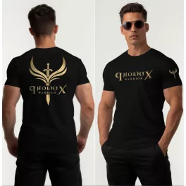 Phoenix warrior férfi póló / Fekete