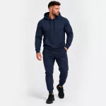 PRÉMIUM organikus pamut melegítő szett / Navy kék
