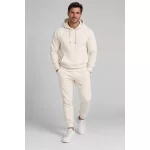 PRÉMIUM organikus pamut melegítő szett / Ivory creme