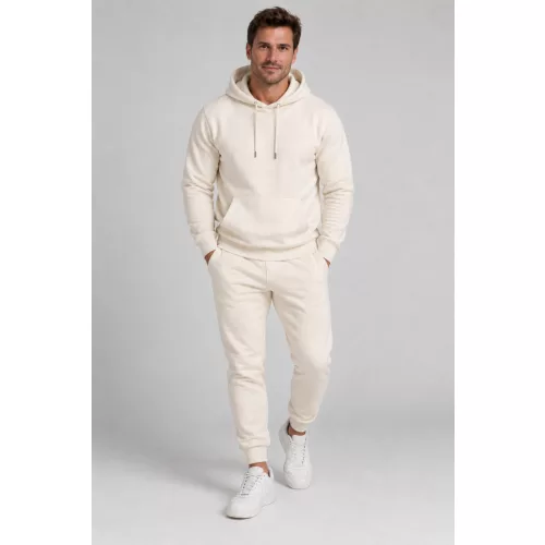 PRÉMIUM organikus pamut melegítő szett / Ivory creme